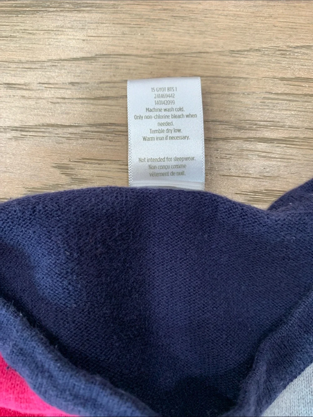 Gymboree Pink, Light Pink, Gray & Navy Colorblock Knit Dress Size 6
